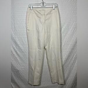 Kasper Women’s Off White Straight Leg Slacks Size 4